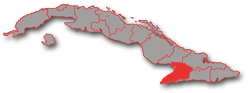 Granma - localización geográfica de la provincia en Cuba