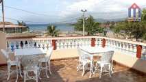 Great views from the terrace to the beach and the sea - Cuban beach holidays