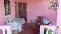 The terrace for the tenants of this pleasant hostel in the beautiful Vinales valley