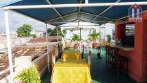 The rooftop terrace - with a nice atmosphere to enjoy