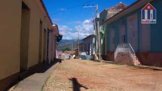 Calle en la ciudad colonial de Trinidad Cuba