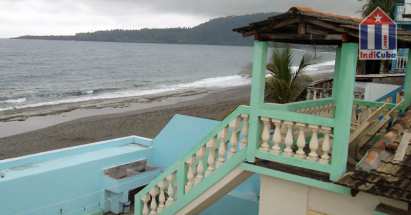 Das Privathaus "Atlantis" befindet sich direkt am Strand in Baracoa Kuba