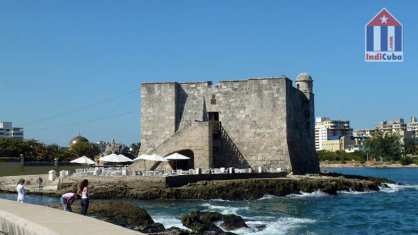 Festung "La Chorrea" am Meer in Havanna