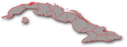 Havana - geographic location in Cuba