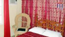 Double bed. If needed, the owner adds an additional single bed