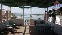 "Hostal Malecón" - right by the shore of the Bay of Cienfuegos - great views