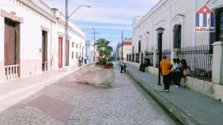 Straße im Zentrum von Manzanillo Stadtzentrum Manzanillo Kuba Stadtführer