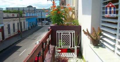 Blick auf den Balkon der Unterkunft - Gemeinschaftsbereich