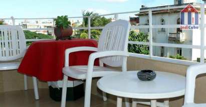 You can have fresh air, eat and relax on the balcony