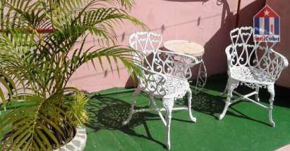 Terraza del "Hostal Castellón"