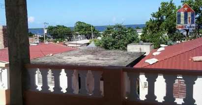 Blick von der Terrasse in Richtung Meer