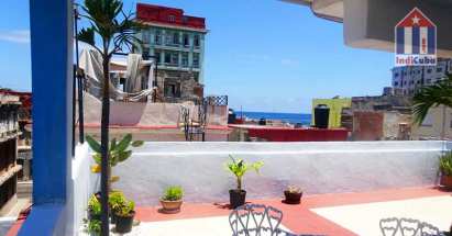The terrace is located on the third floor of the house - beautiful sea views