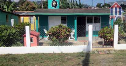 La casa de renta de Cecilia y Leo en la parte occidental del pueblo de Viñales