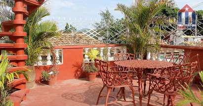 La maravillosa terraza del "Hostal Chocoday" en Trinidad Cuba