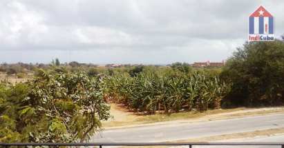 Vista desde el balcón este hospedaje privado cerca de la playa Guardalavaca