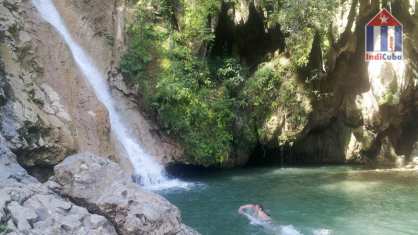 Wasserfall in der Sierra de Escambray - Topes de Collantes