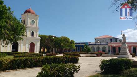 Sights in Cuba Gibara - San Fulgencio church - old town