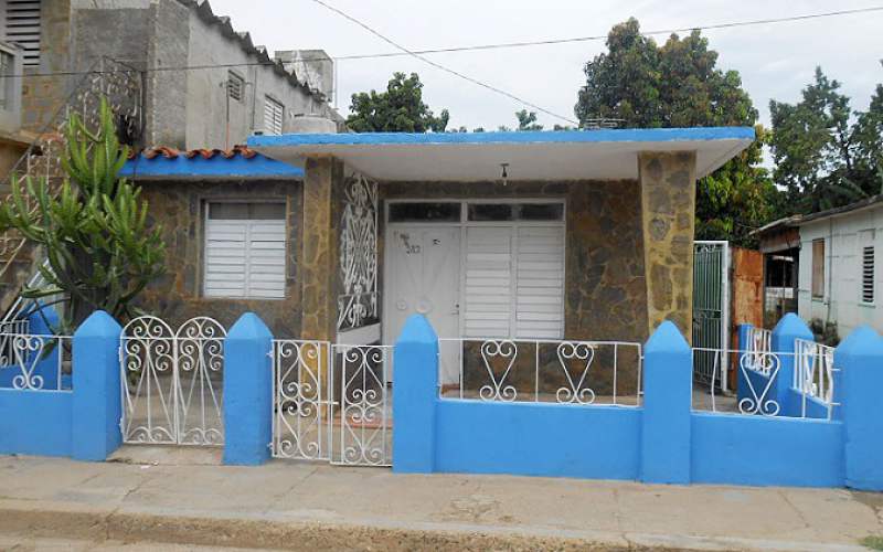 Das "Hostal Dailenys y Jesus" in der Calle Esmeralda in Trinidad Kuba